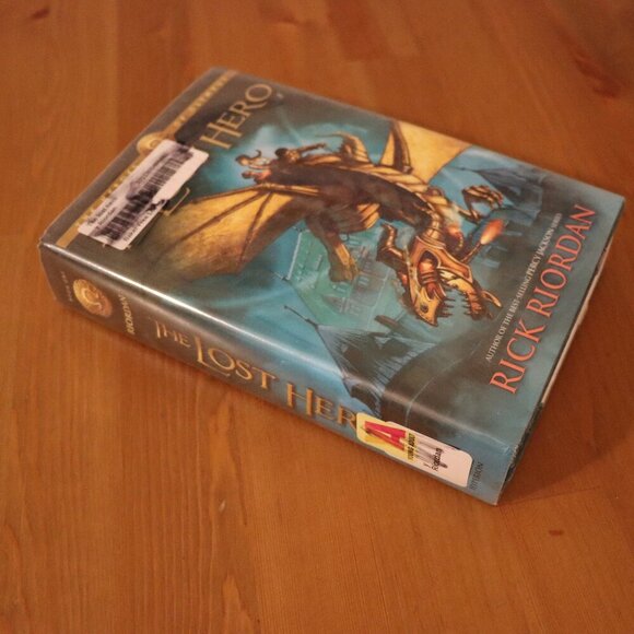 The Lost Hero Novel by Rick Riordan, Hardcover, good condition - Picture 3 of 4